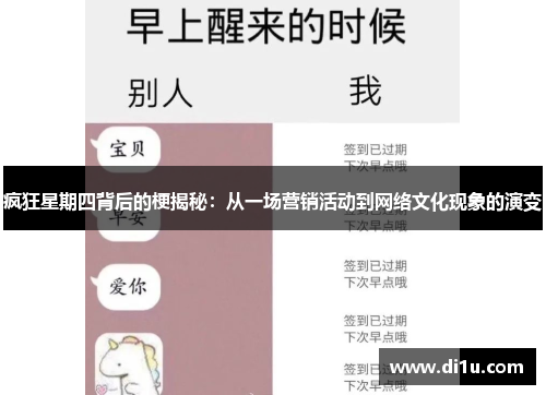 疯狂星期四背后的梗揭秘：从一场营销活动到网络文化现象的演变
